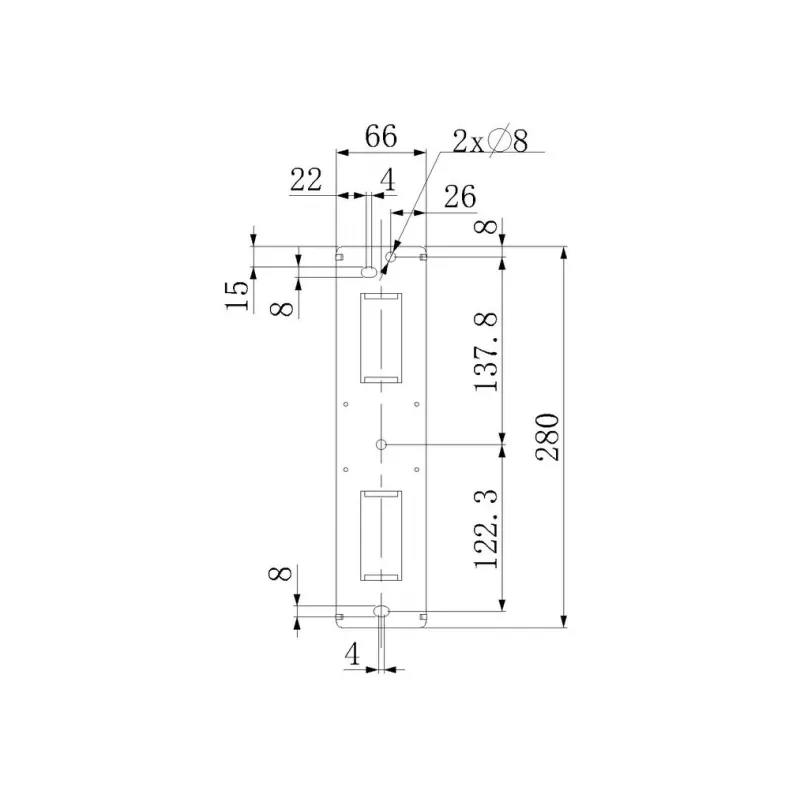 Montavimo svirtis Multibrackets M VESA Flexarm Thin Juoda