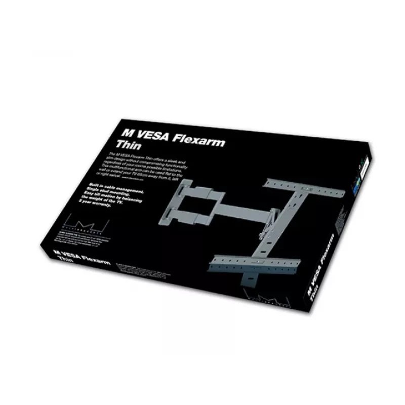 Montavimo svirtis Multibrackets M VESA Flexarm Thin Juoda