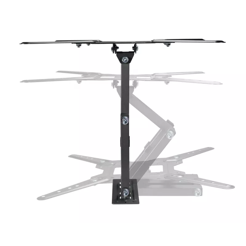 Manhattan sieninis laikiklis televizoriams ir monitoriams (pilno judesio), ekranams nuo 32 iki 55 colių, VESA suderinamumas: visi tarp 100x100 mm ir 400x400 mm – patikrinkite keturių tvirtinimo angų matmenis ekrano gale, kad užtikrintumėte tinkamumą, maks. 30 kg, juodas, laikiklis