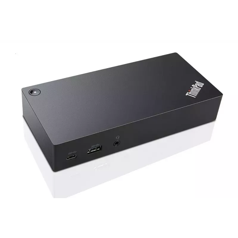 Lenovo 40A90090EU nešiojamojo kompiuterio dokas / prievadų replikatorius, laidinis USB 3.2 Gen 1 (3.1 Gen 1) Type-C, juodas