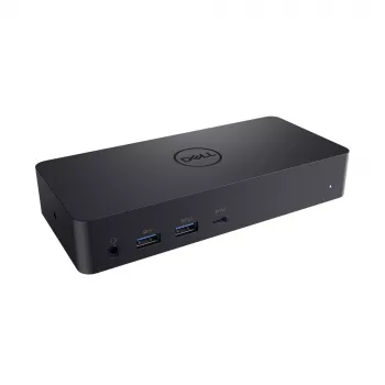 „Origin Storage DELL D6000“ USB 3.0 (3.1 Gen 1) C tipo juoda nešiojamojo kompiuterio prijungimo stotelė / prievadų atkartotojas