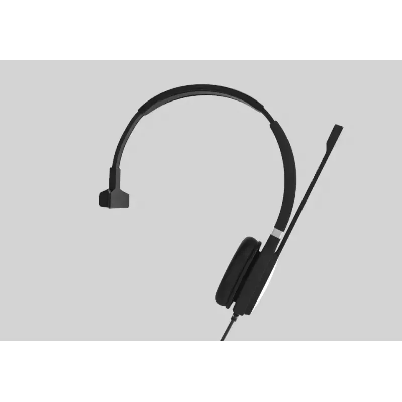 Yealink UH36 Mono laisvų rankų įranga laidinė ant galvos biurui / skambučių centrui USB Type-A juoda, sidabrinė