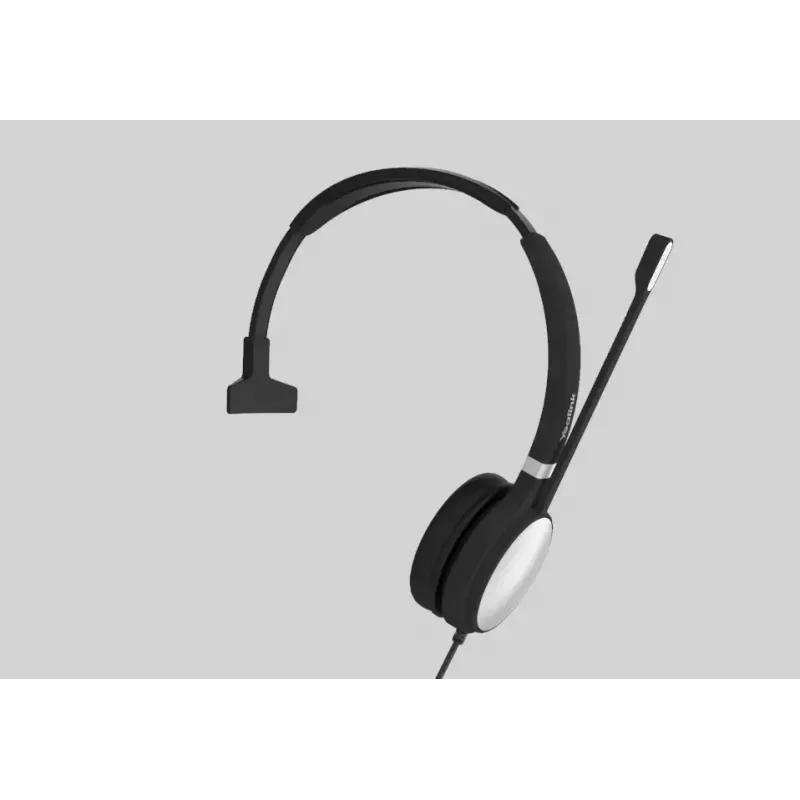 Yealink UH36 Mono laisvų rankų įranga laidinė ant galvos biurui / skambučių centrui USB Type-A juoda, sidabrinė
