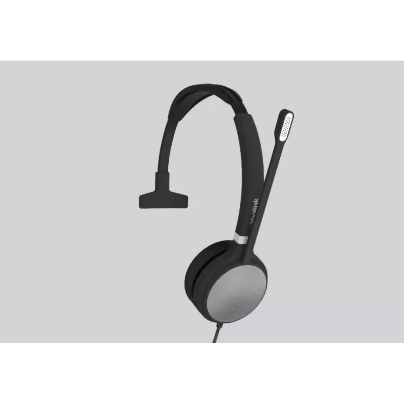 Yealink UH36 Mono laisvų rankų įranga laidinė ant galvos biurui / skambučių centrui USB Type-A juoda, sidabrinė