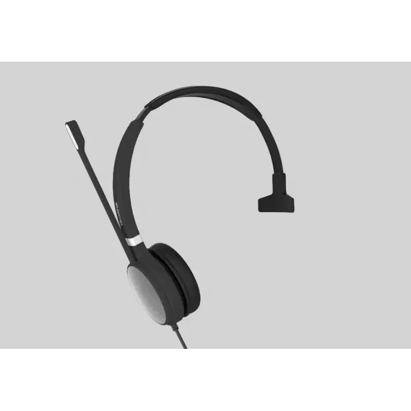 Yealink UH36 Mono laisvų rankų įranga laidinė ant galvos biurui / skambučių centrui USB Type-A juoda, sidabrinė