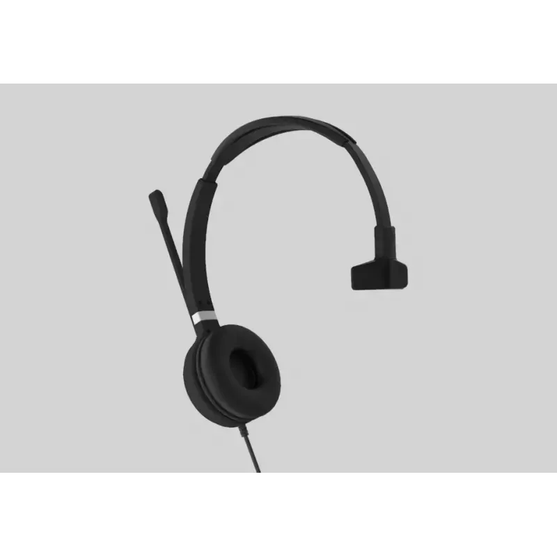 Yealink UH36 Mono laisvų rankų įranga laidinė ant galvos biurui / skambučių centrui USB Type-A juoda, sidabrinė