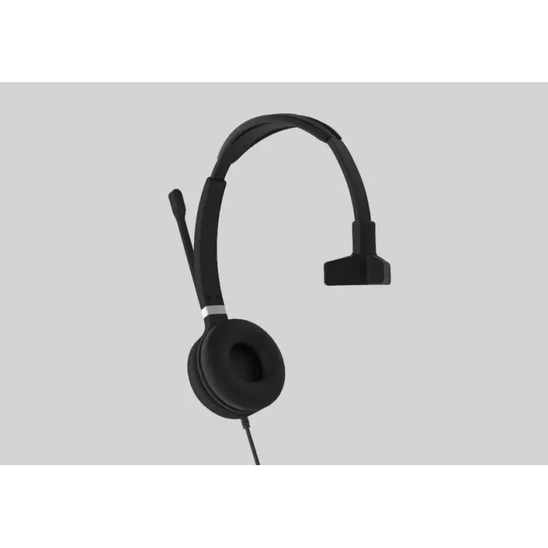 Yealink UH36 Mono laisvų rankų įranga laidinė ant galvos biurui / skambučių centrui USB Type-A juoda, sidabrinė