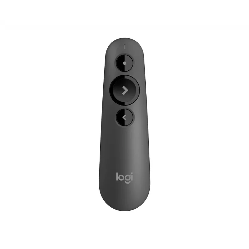 Belaidis pristatymo pultelis Logitech R500s Bluetooth RF Graphite lazerinis žymeklis