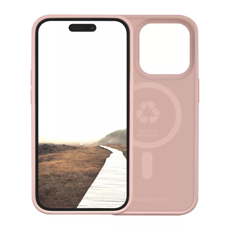 Cover dbramante1928 Monaco iPhone 15 Pro Pink sand