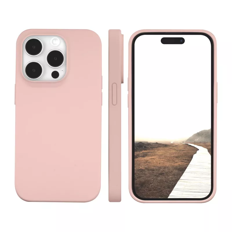 Cover dbramante1928 Monaco iPhone 15 Pro Pink sand