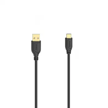 Hama 00200634 USB laidas USB 2.0 0.75 m USB A USB C Juoda