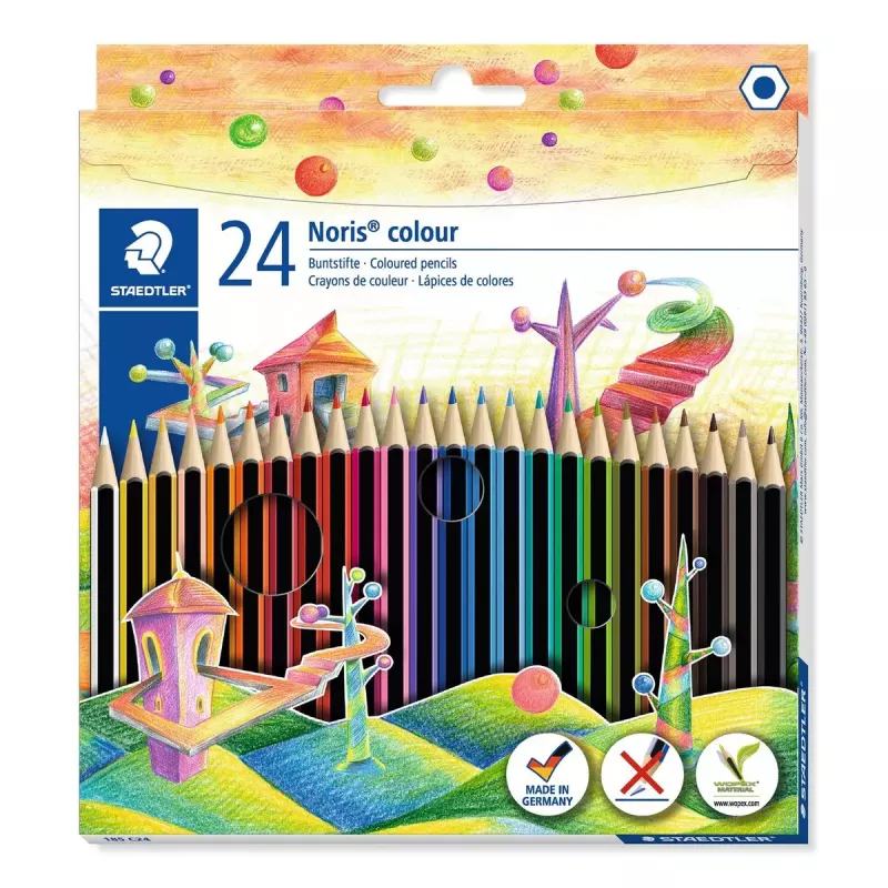 Spalvoti pieštukai Staedtler 185 C24P