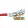 „Patch“ kabelis ACT CAT6 S/FTP PVC lankstus raudonas 305 m
