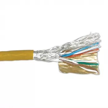 komutacinis kabelis ACT CAT6 S/FTP PVC Stranded Geltona 305 m
