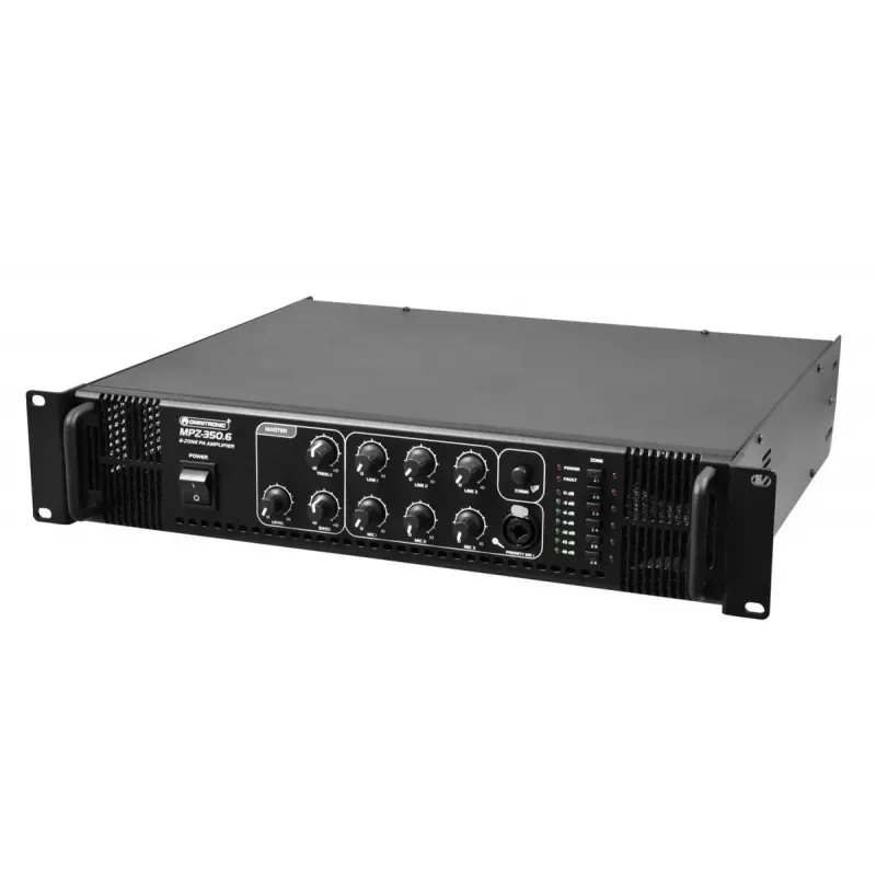 Garso stiprintuvas Omnitronic 80709741 Performance/stage Juoda