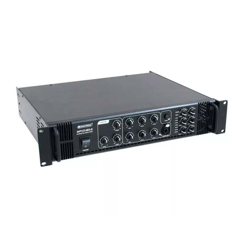 Garso stiprintuvas Omnitronic 80709781 Performance/stage Juoda