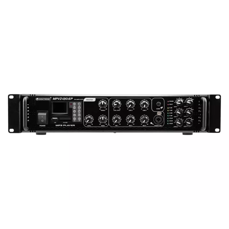 Garso stiprintuvas Omnitronic 80709783 Performance/stage Juoda