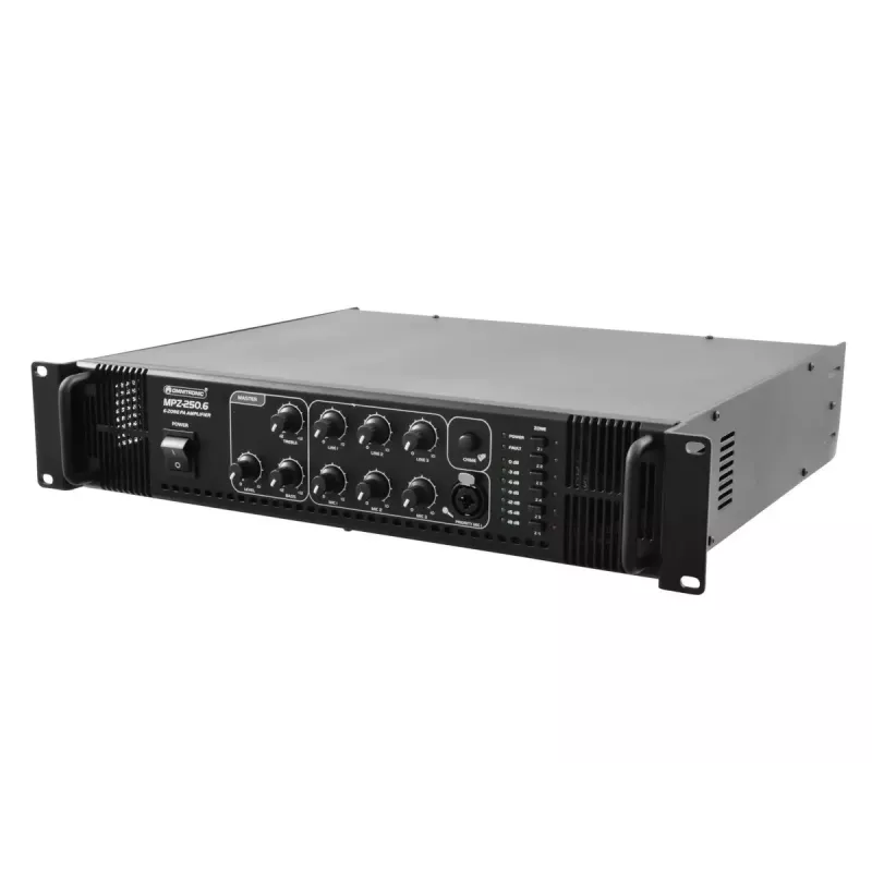 Garso stiprintuvas Omnitronic 80709731 Performance/stage Juoda
