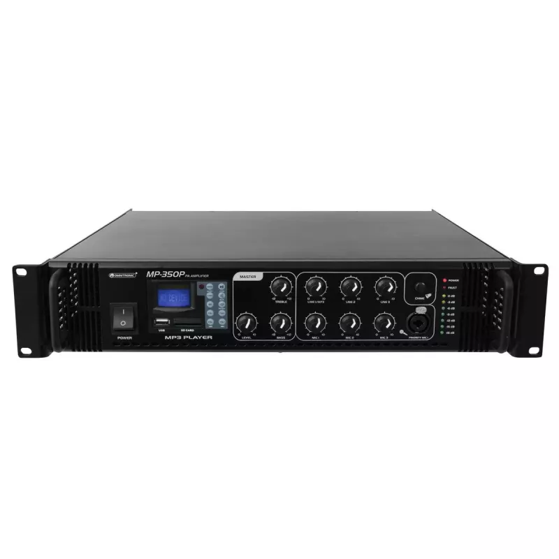 Garso stiprintuvas Omnitronic 80709645 Performance/stage Juoda