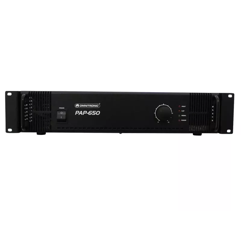 Garso stiprintuvas Omnitronic 80709820 Performance/stage Juoda