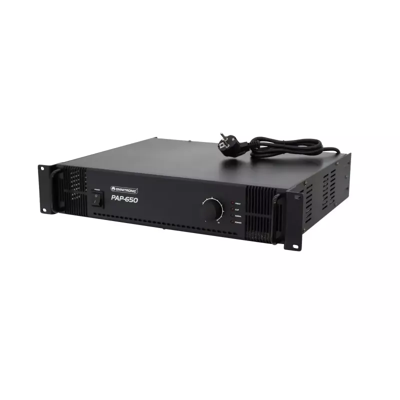Garso stiprintuvas Omnitronic 80709820 Performance/stage Juoda