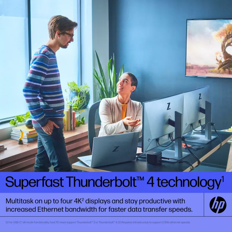 HP Thunderbolt Dock 280W G4 Laidinė prijungimo stotelė Thunderbolt 4 Juoda