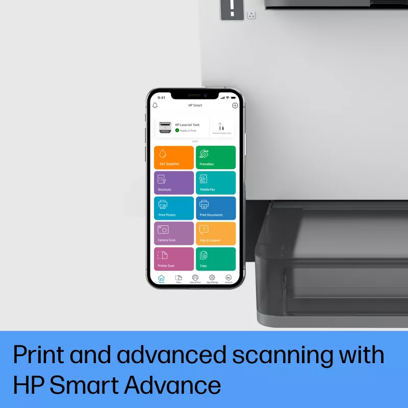 HP LaserJet Tank 2604dw belaidis daugiafunkcinis nespalvotas spausdintuvas, kopijavimo aparatas, skaitytuvas; dvipusis spausdinimas