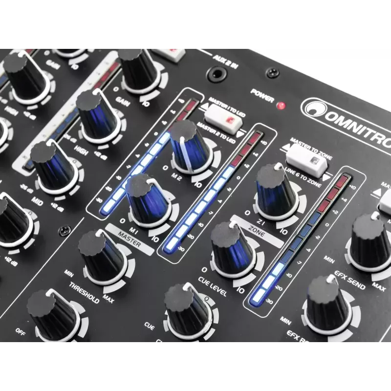 Mixer Omnitronic CM-5300 5 kanalai 20 - 20000 Hz Juoda