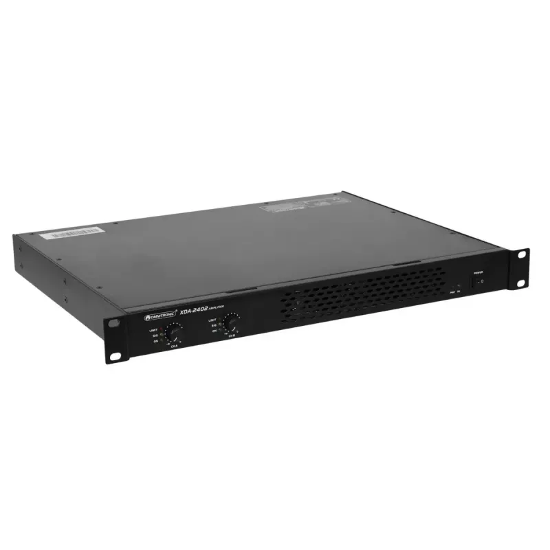 Garso stiprintuvas Omnitronic 10451636 Performance/stage Juoda