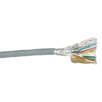 ACT CAT5E SF/UTP LSZH vytos 500 m pilkas kabelis
