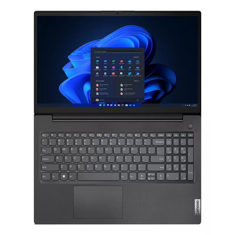 Lenovo V15 G4 IRU Intel® Core™ i3 i3-1315U nešiojamasis kompiuteris 39,6 cm (15,6 col.) Full HD 8 GB DDR4-SDRAM 512 GB SSD Wi-Fi 6 (802.11ax) Windows 11 Home vokiška klaviatūra juodas