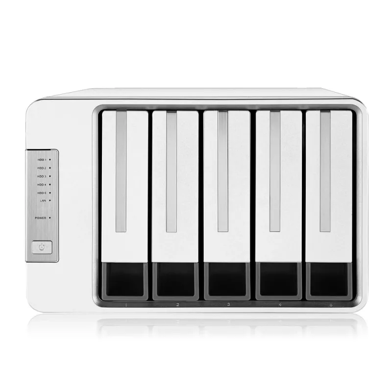 TerraMaster F5-422 NAS/serveris Stalinis Intel® Celeron® J3455 4 GB DDR3 0 TB Pilka