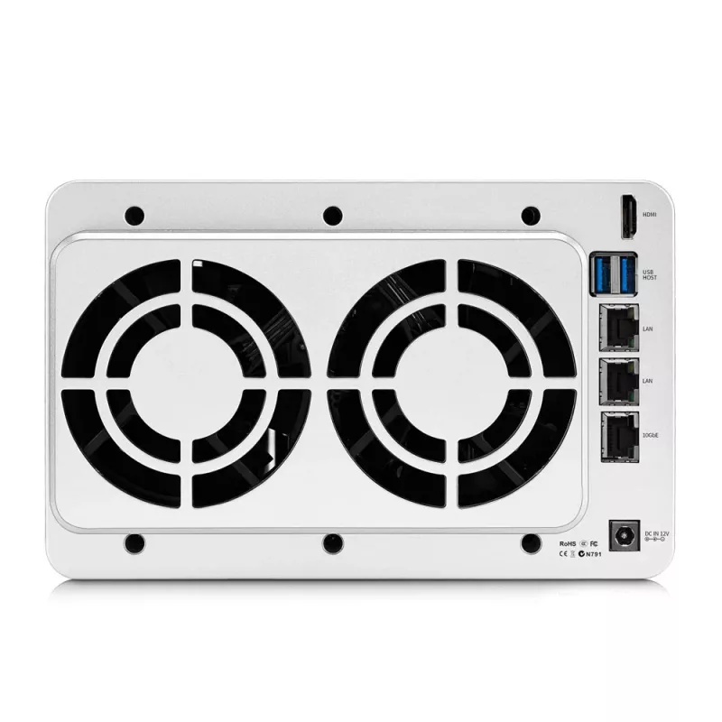 TerraMaster F5-422 NAS/serveris Stalinis Intel® Celeron® J3455 4 GB DDR3 0 TB Pilka