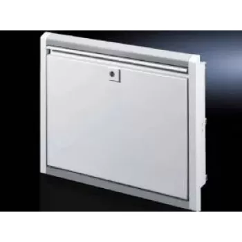 Sieninis korpusas Rittal SZ 2379.600 — 8U stovas, baltas, aliuminis/plienas, 482,6×126×355 mm