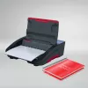 GBC WireBind® WB15E elektrinis surišimo aparatas, Vielinio surišimo aparatas, Elektrinis, 125 lapai, Juoda, Raudona