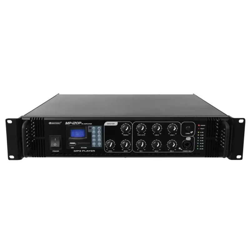 Garso stiprintuvas Omnitronic 80709621 Performance/stage juodas