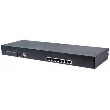 “Intellinet” modulinis 8 prievadų CAT5 VGA KVM komutatorius, skirtas naudoti su gaminių numeriais 507622, 507738, 507981, 507998, 508025, 508032, 508049 ir 508056