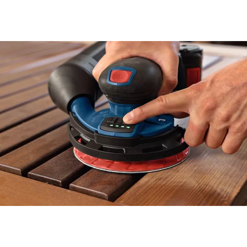 Bosch GEX 18V-150-3 orbitinis šlifuoklis 10000 RPM 20000 OPM Mėlynas
