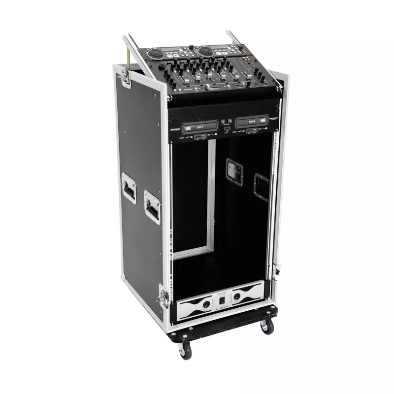 Flight case Roadinger 30110004 fanera juoda 33,2 kg