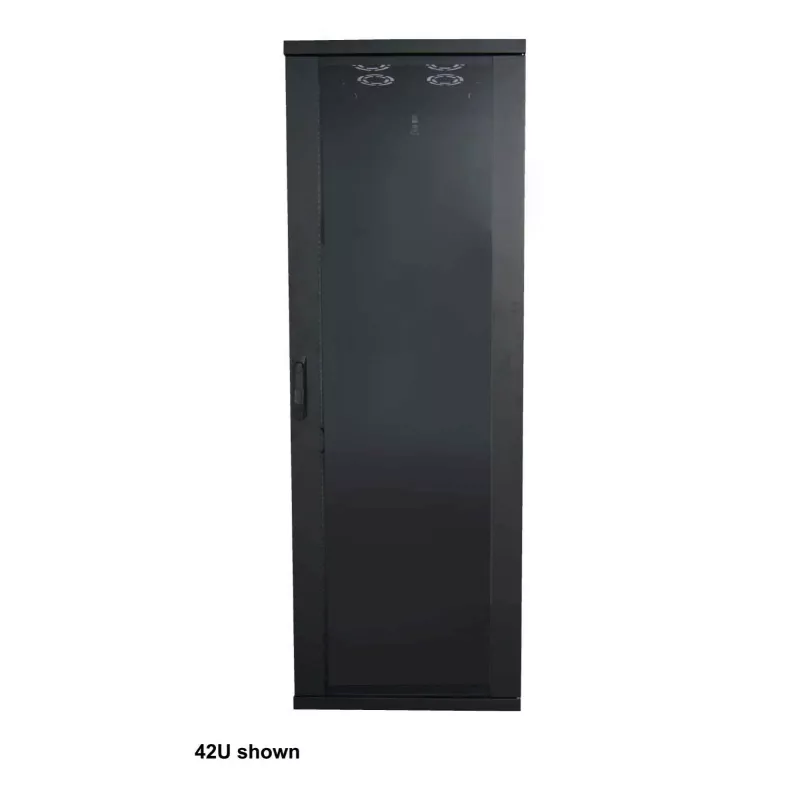 Intellinet 19 colių tinklo spinta – laisvai stovinti (Basic), 32U, 600x800 mm (plotis x gylis), juoda, plokščia pakuotė, maks. 600 kg, vieno taško durų užraktas, po vieną užraktą šoninėms panelėms, naudojamas gylis 123–573 mm, stovas, IP20, plieninė