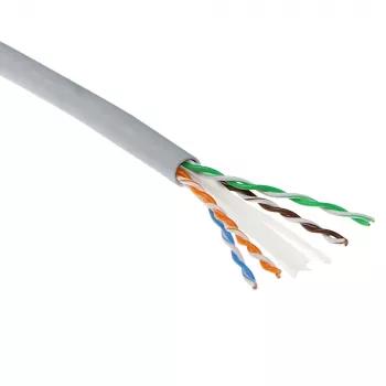 ACT CAT6 U/UTP vientisas vytos poros kabelis, PVC, AWG 24, CPR: B2ca, 500 m
