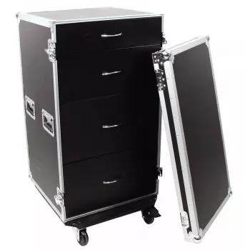 Flight case Roadinger 30126432 Fanera Juoda Sidabrinė 64.5 kg