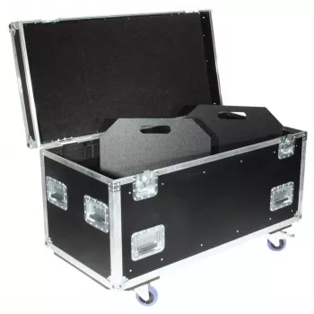 Transportavimo dėklas Roadinger 30126410 fanera juoda sidabrinė 46,5 kg