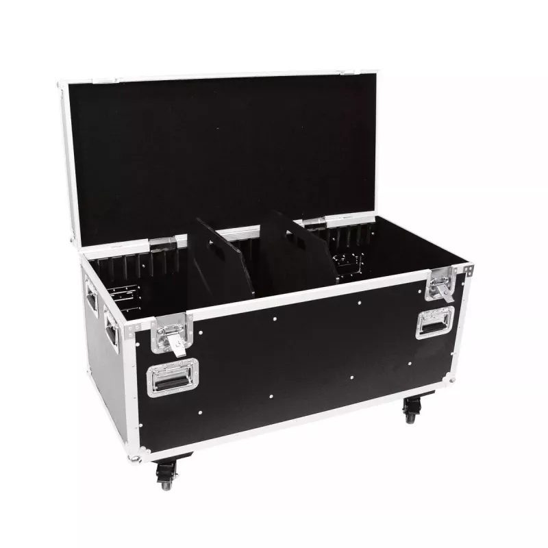 Transportavimo dėklas Roadinger 30126410 fanera juoda sidabrinė 46,5 kg