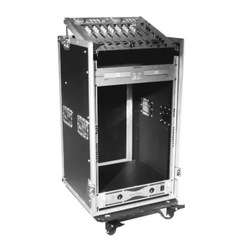 Flight case Roadinger 30110000 fanera juoda sidabrinė