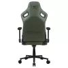 Universali žaidimų kėdė Cougar DEFENSOR S ARMY GREEN F — minkštinta sėdynė, maks. 150 kg, P 760 × G 690 mm, A 129,5–137 cm