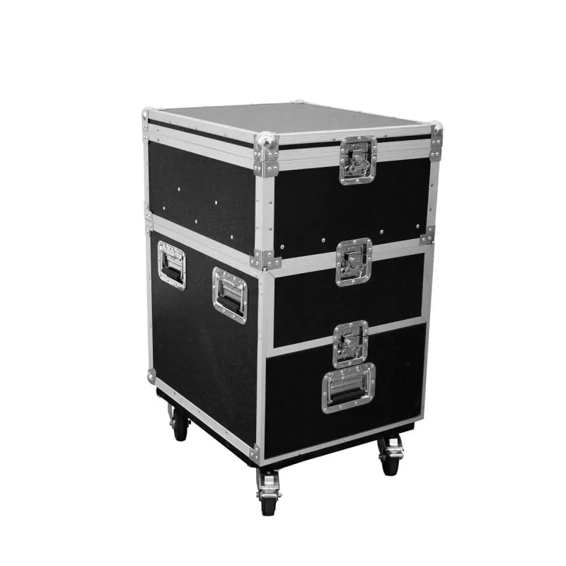Skrydžio dėžė Roadinger 30126430 fanera 38 kg juoda sidabro