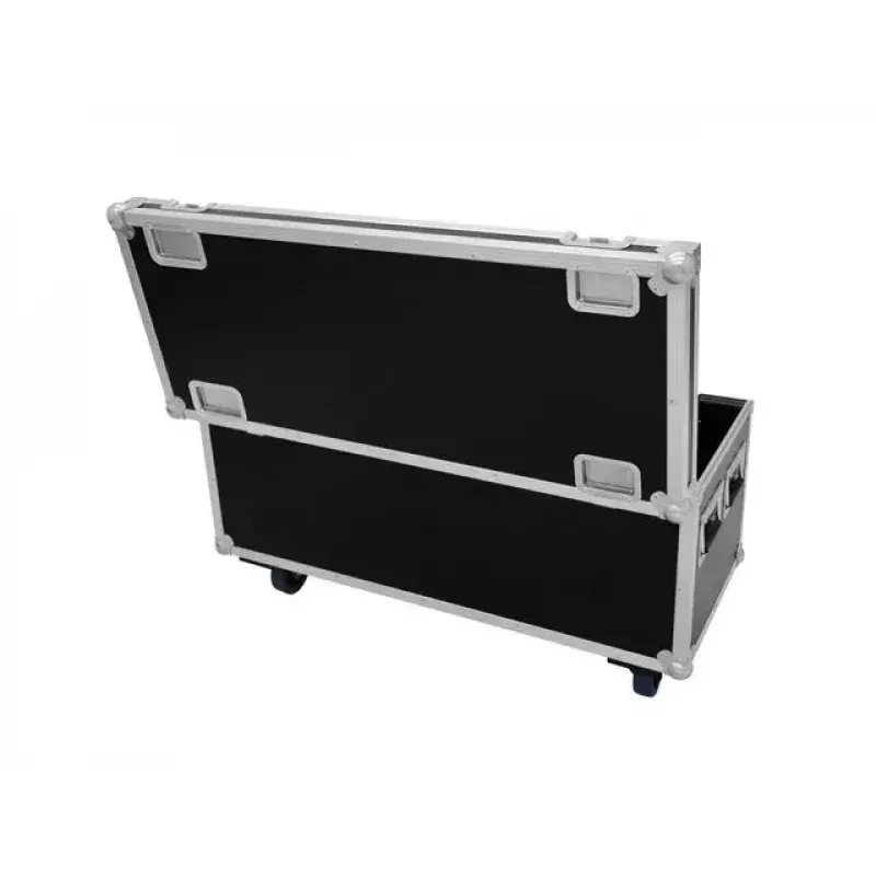 Kietas dėklas Roadinger 30126925 aliuminis beržas juodas 17,9 kg