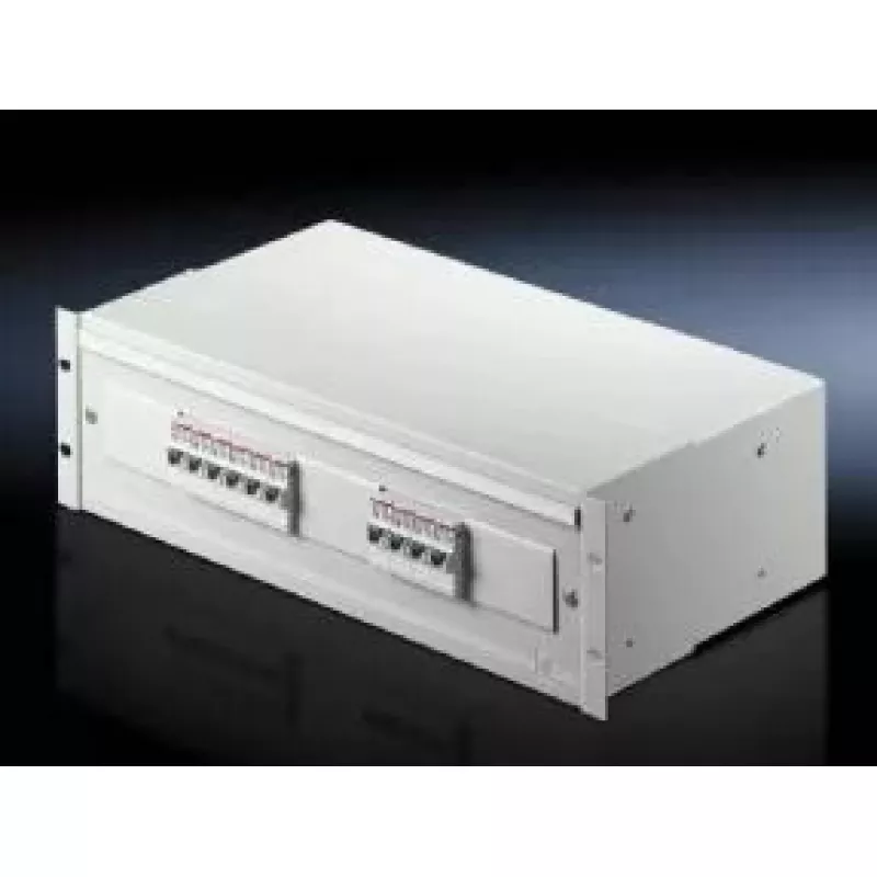 Stovo priedas Rittal 7480.300 — 3U, 19 colių (48,3 cm), plotis 482,6 mm, gylis 220 mm, balta