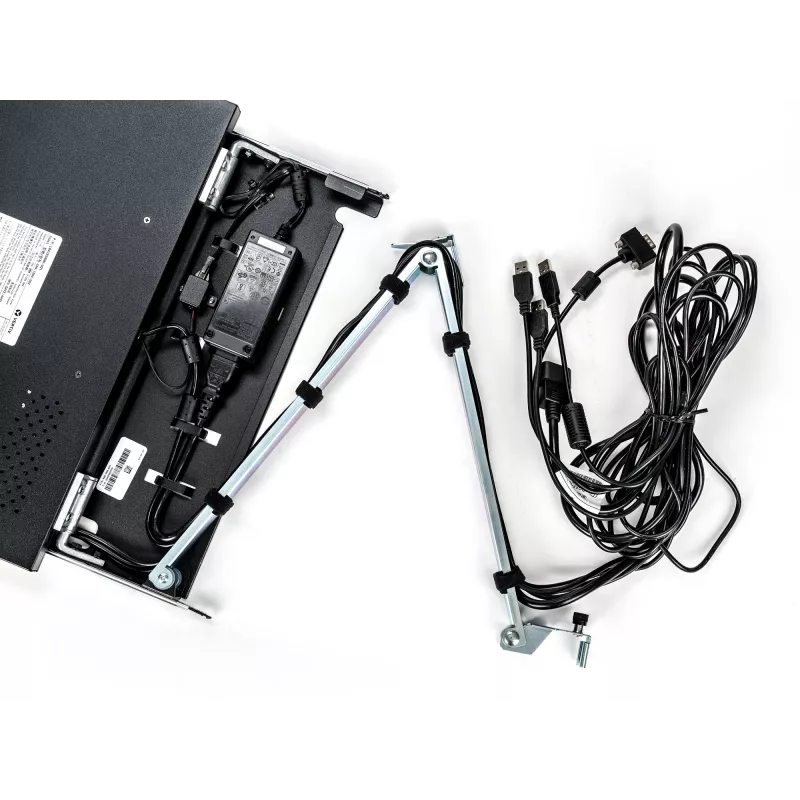 Vertiv Avocent LRA185KMM-205 stovo pultas 48,3 cm (19 colių) 1366 x 768 taškų Plastikas, Plienas Juoda 1U